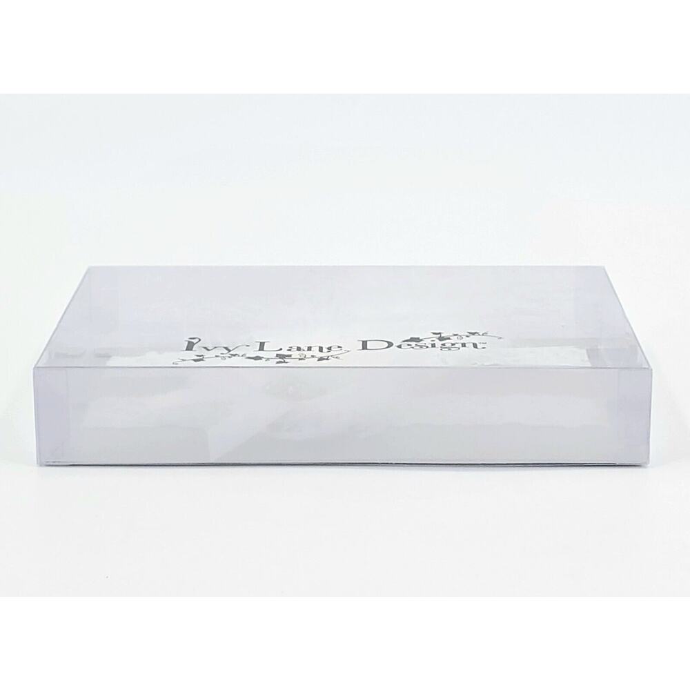 Ivy lane design Vintage Feather Brooch Bridal Wedding Garter Set Small White New - Picture 7 of 8